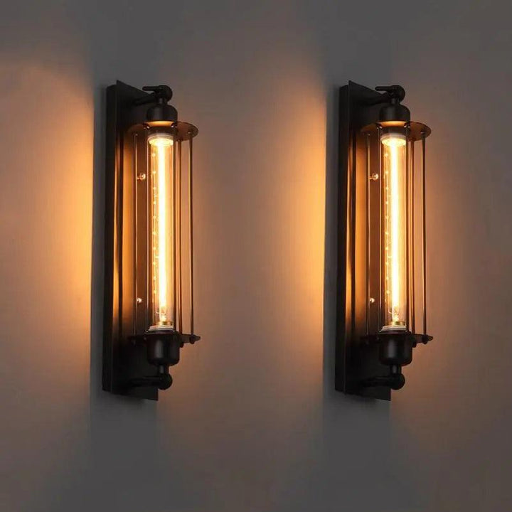 Lumenorth Rail Industrial Wall Lamp