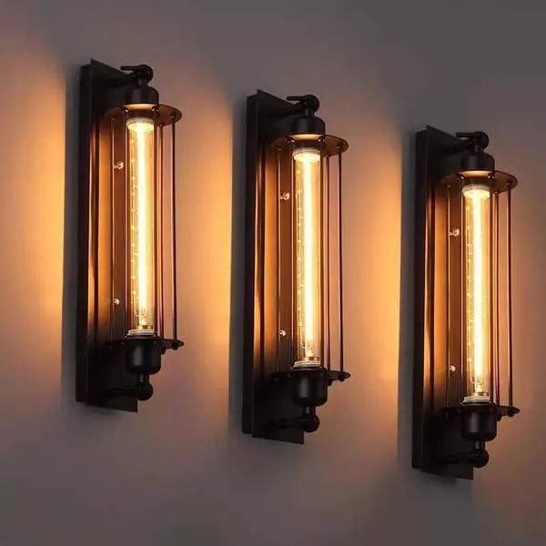 Lumenorth Rail Industrial Wall Lamp