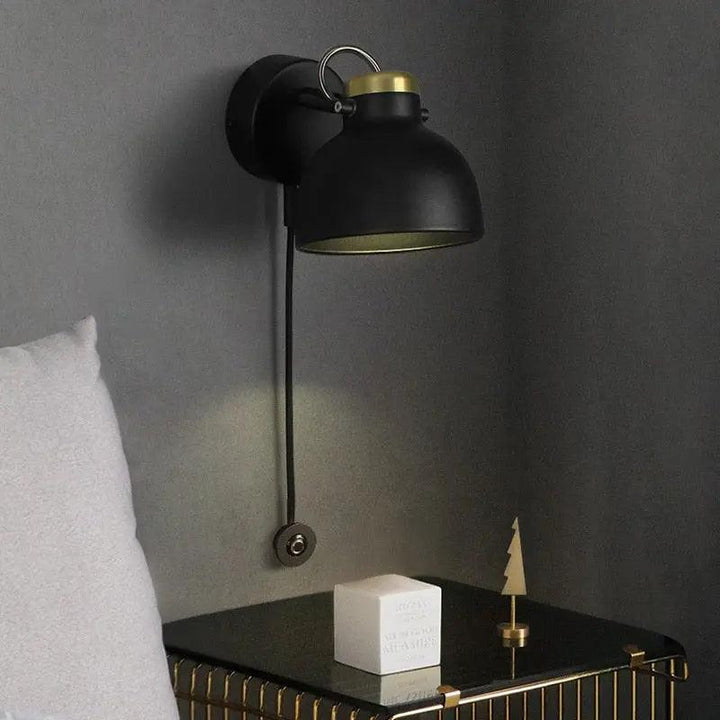 Lumenorth Notch Minimalist Plug-In Sconce