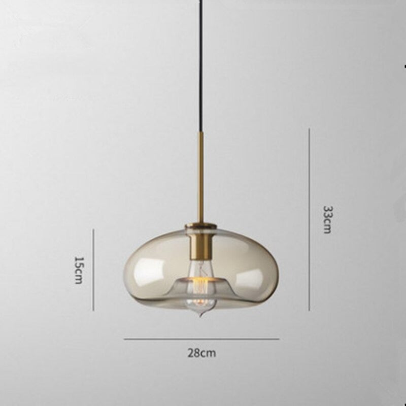 Lumenorth Tumbler Cognac Glass Pendant