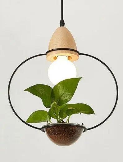 Lumenorth Terrarium Pot Pendant Light