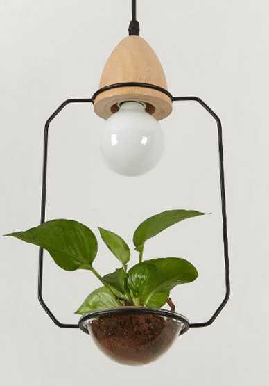 Lumenorth Terrarium Pot Pendant Light
