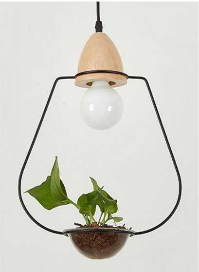 Lumenorth Terrarium Pot Pendant Light