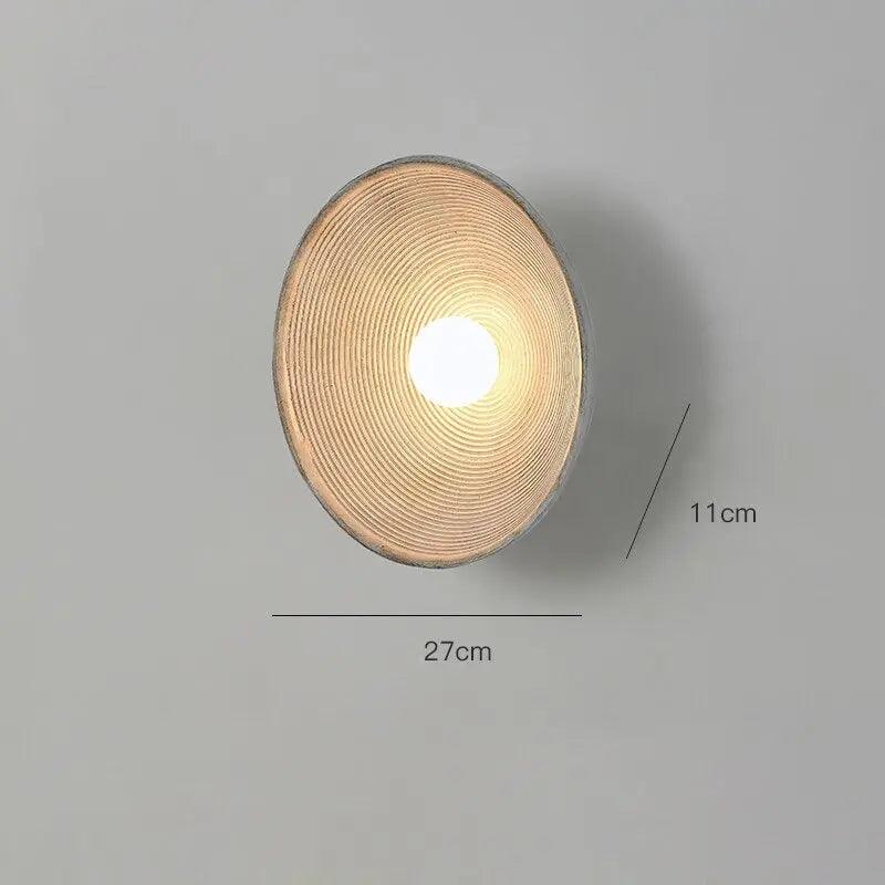 Lumenorth Clay Retro Wall Lamp