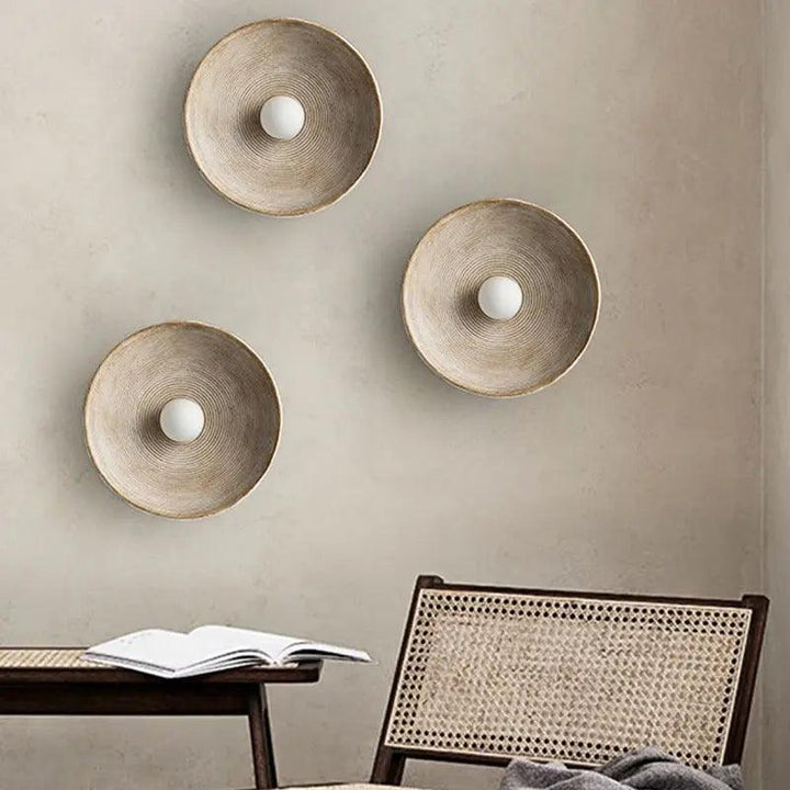 Lumenorth Clay Retro Wall Lamp