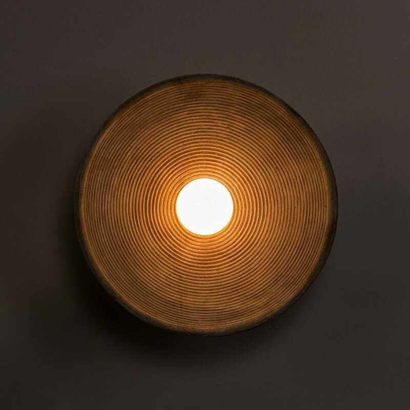 Lumenorth Clay Retro Wall Lamp