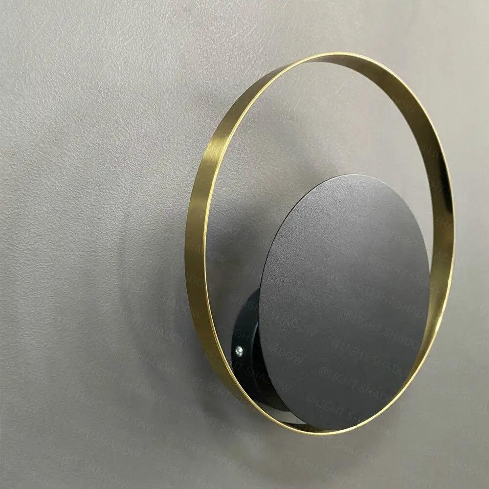 Lumenorth Raven Gold &amp; Black Wall Sconce