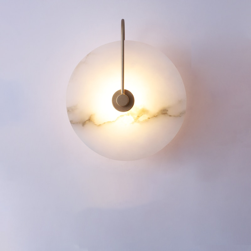 Lumenorth Quartz Marble LED Wall Light