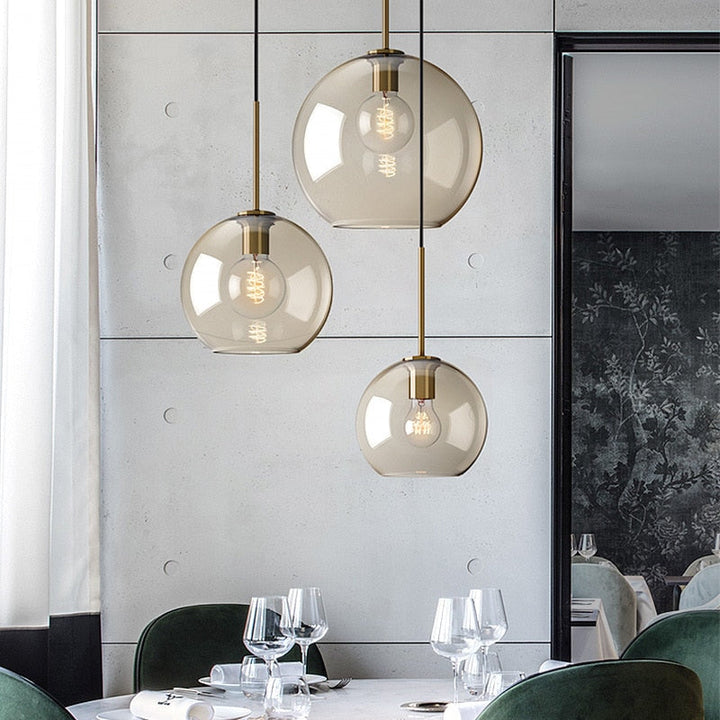 Lumenorth Tumbler Cognac Glass Pendant
