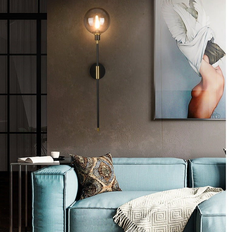 Lumenorth Dune Glass Wall Sconce