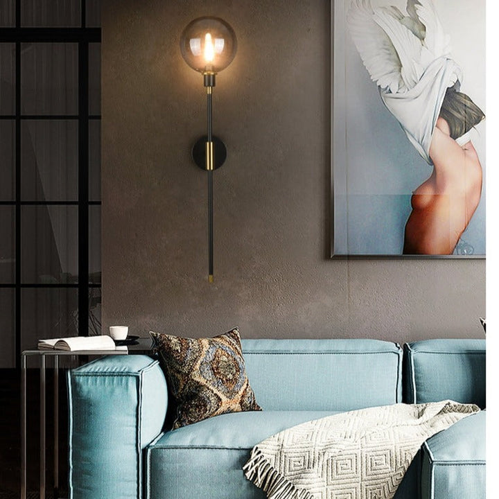 Lumenorth Dune Glass Wall Sconce