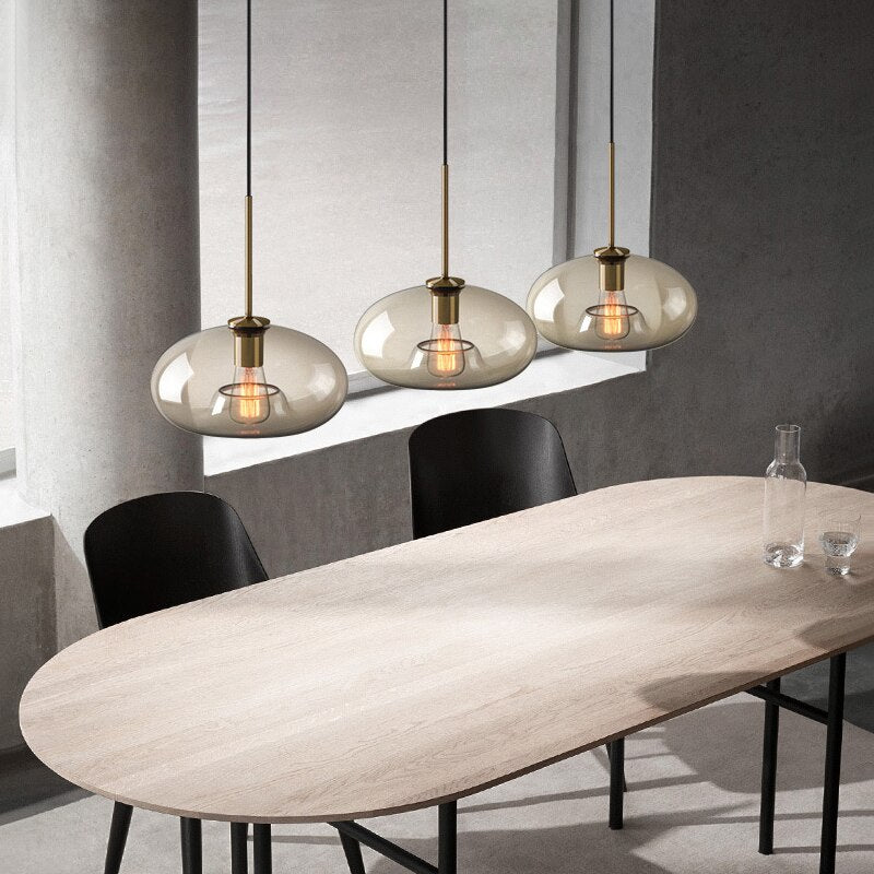 Lumenorth Tumbler Cognac Glass Pendant