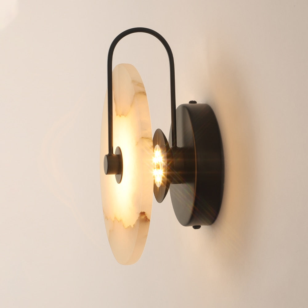 Lumenorth Quartz Marble LED Wall Light