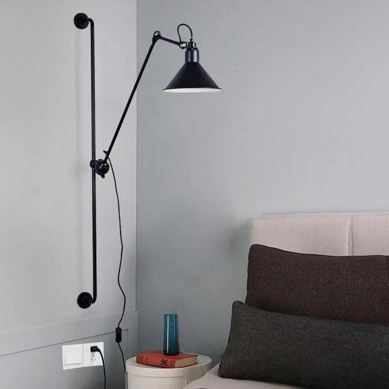 Lumenorth Cinder Industrial Plug-In Sconce