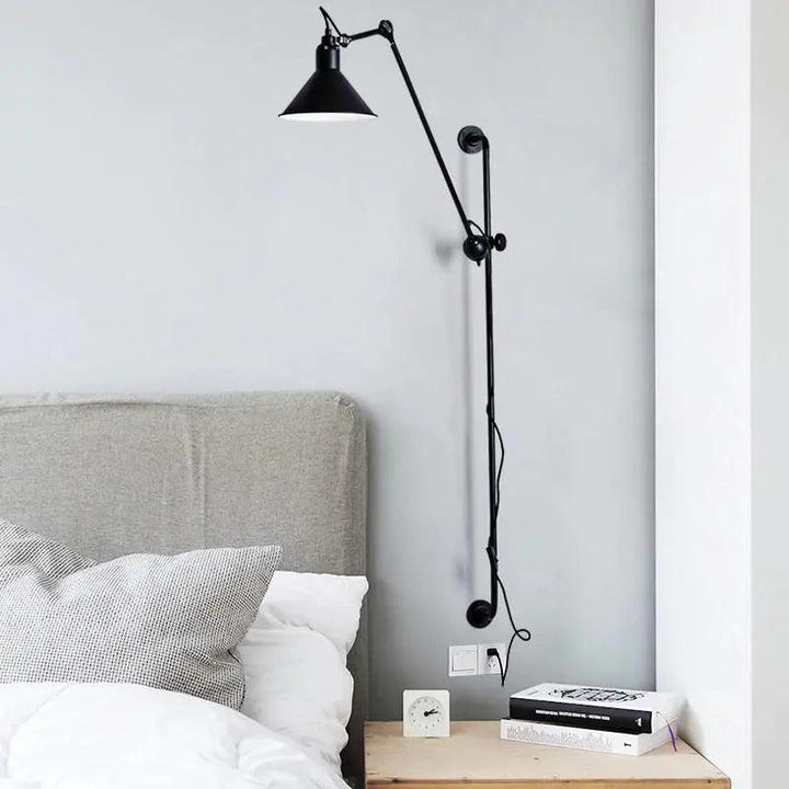 Lumenorth Cinder Industrial Plug-In Sconce