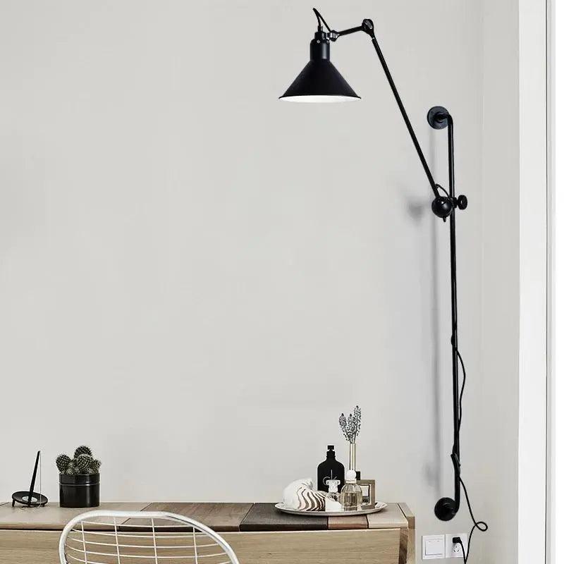 Lumenorth Cinder Industrial Plug-In Sconce