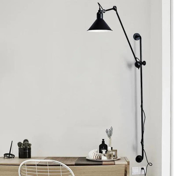 Lumenorth Cinder Industrial Plug-In Sconce
