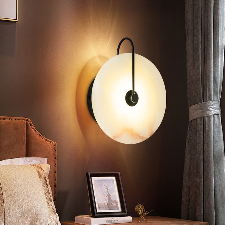 Lumenorth Quartz Marble LED Wall Light
