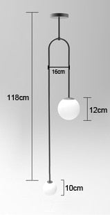 Lumenorth Column Modern Pendant Light
