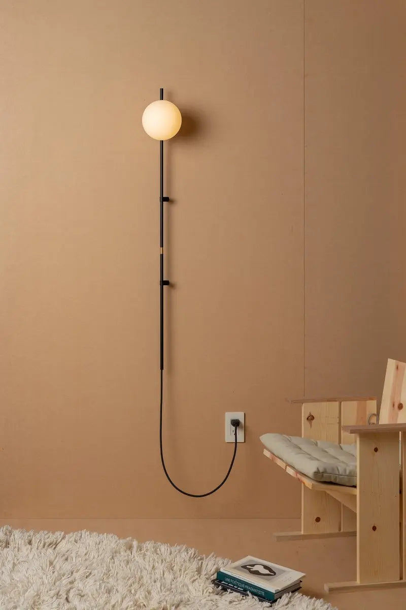Lumenorth Wick Nordic Plug-In Wall Lamp