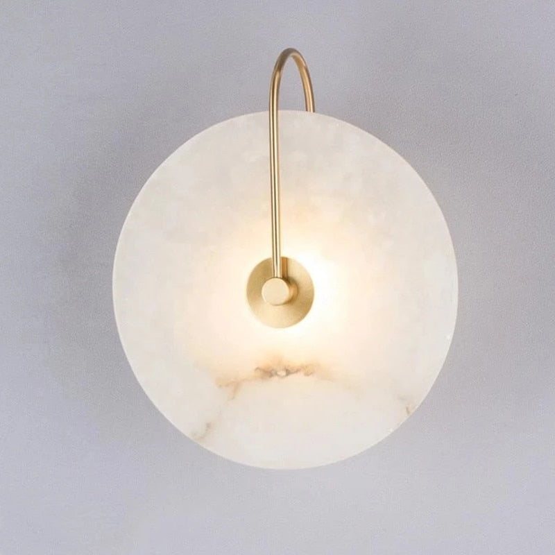 Lumenorth Quartz Marble LED Wall Light