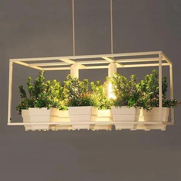 Lumenorth Arbor Iron Planter Chandelier