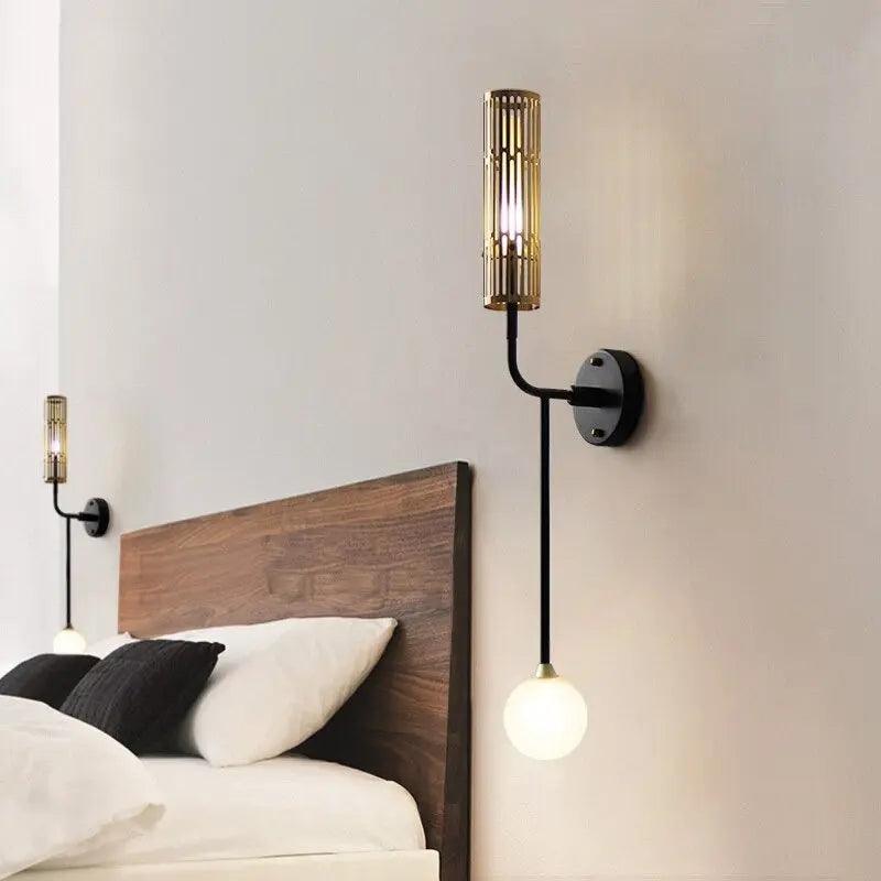 Lumenorth Comet Twin Globe Wall Sconce