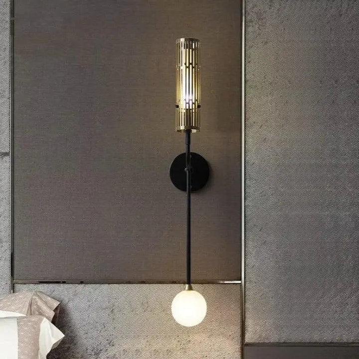 Lumenorth Comet Twin Globe Wall Sconce
