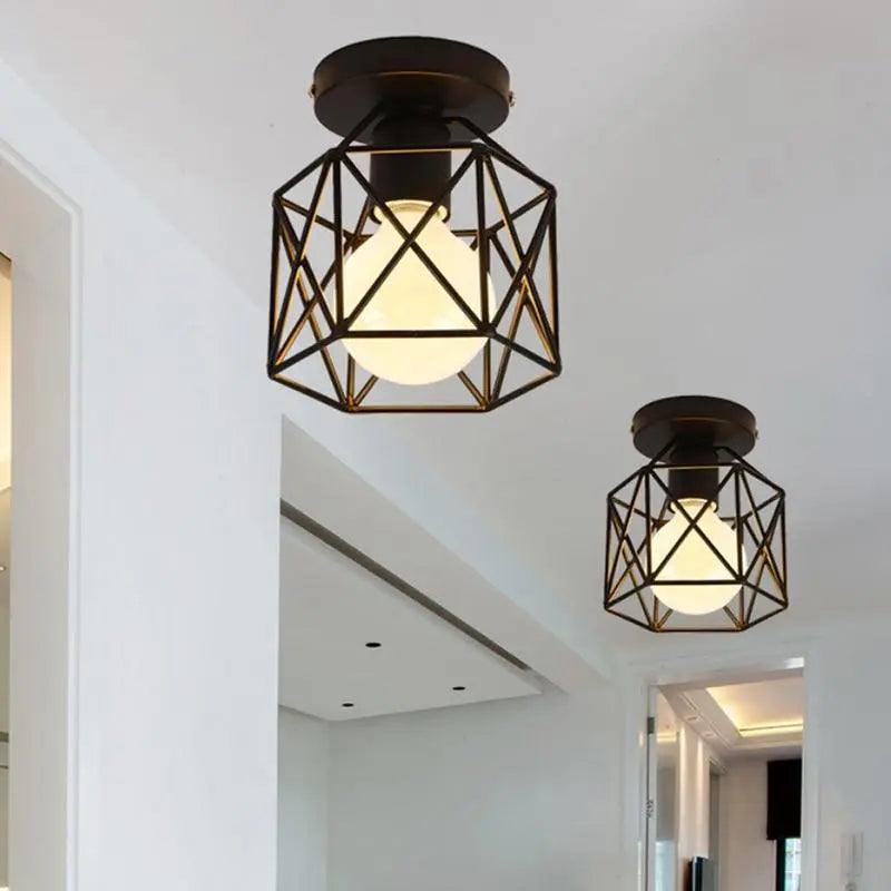 Lumenorth Foundry Semi Flush Mount Light
