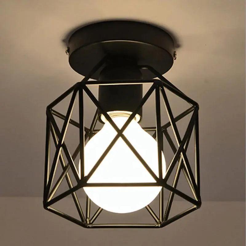 Lumenorth Foundry Semi Flush Mount Light