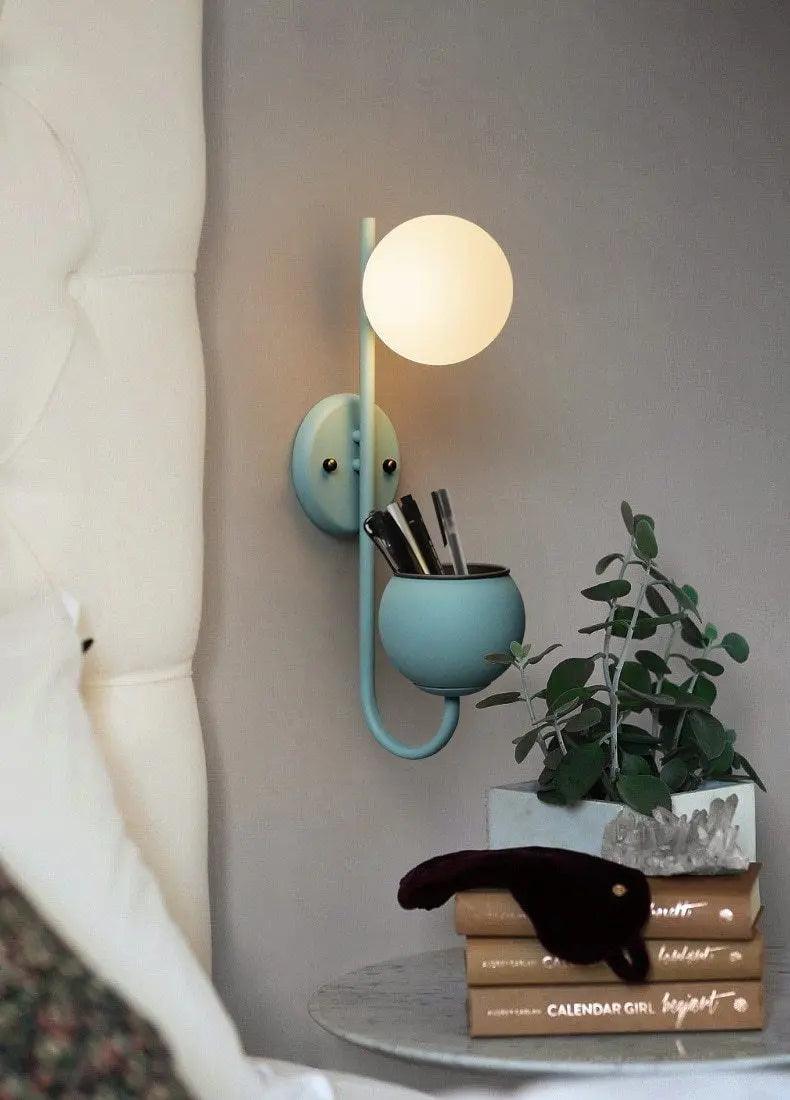 Lumenorth Moss Planter Wall Sconce