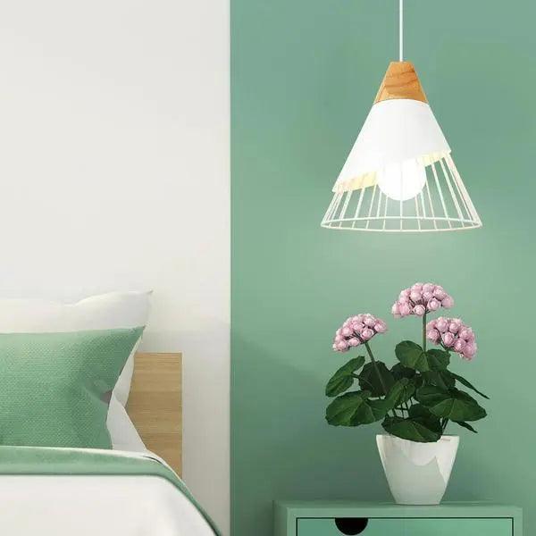 Lumenorth Birch Nordic Wood Pendant