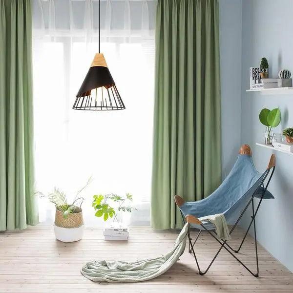 Lumenorth Birch Nordic Wood Pendant