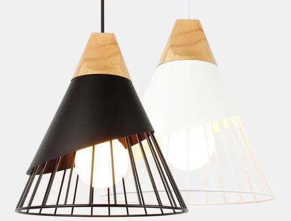 Lumenorth Birch Nordic Wood Pendant