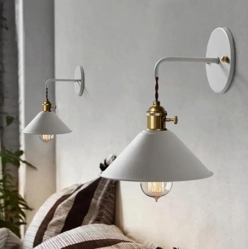 Lumenorth Tulip Vintage Wall Lamp