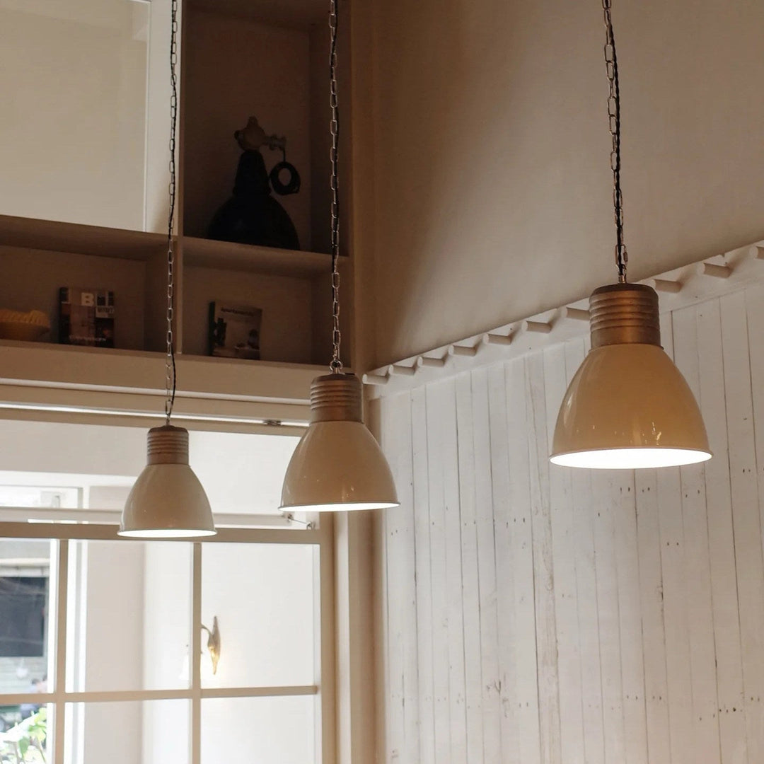 Lumenorth Harbor Enamel Pendant Light