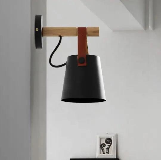 Lumenorth Ash Nordic Wooden Wall Light