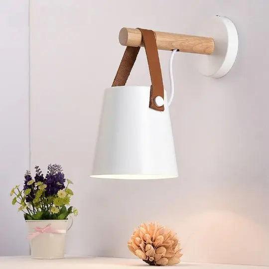 Lumenorth Ash Nordic Wooden Wall Light