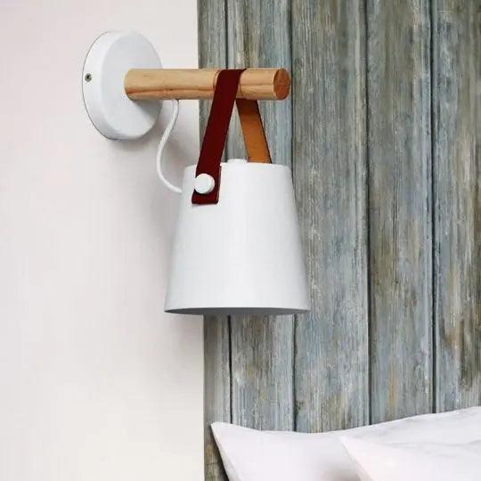 Lumenorth Ash Nordic Wooden Wall Light