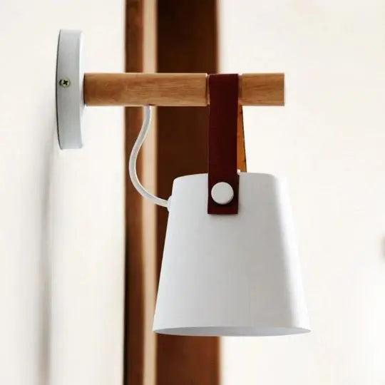 Lumenorth Ash Nordic Wooden Wall Light