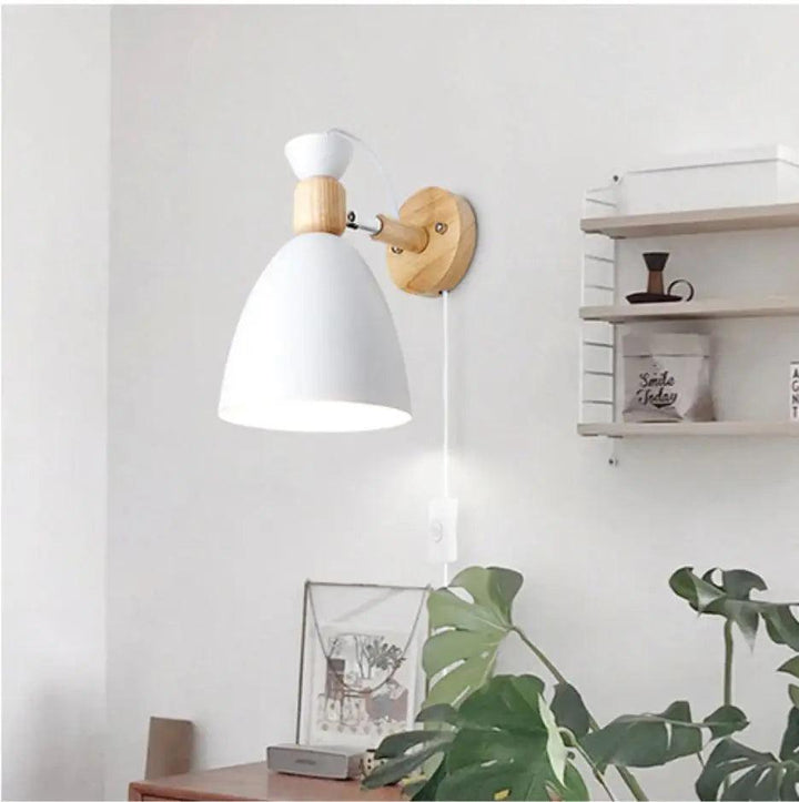 Lumenorth Nook Adjustable Plug-In Sconce