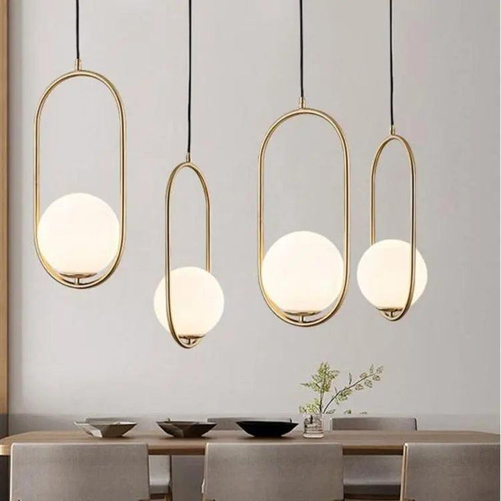 Lumenorth Vessel Glass Pendant Light