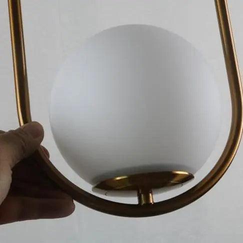 Lumenorth Vessel Glass Pendant Light