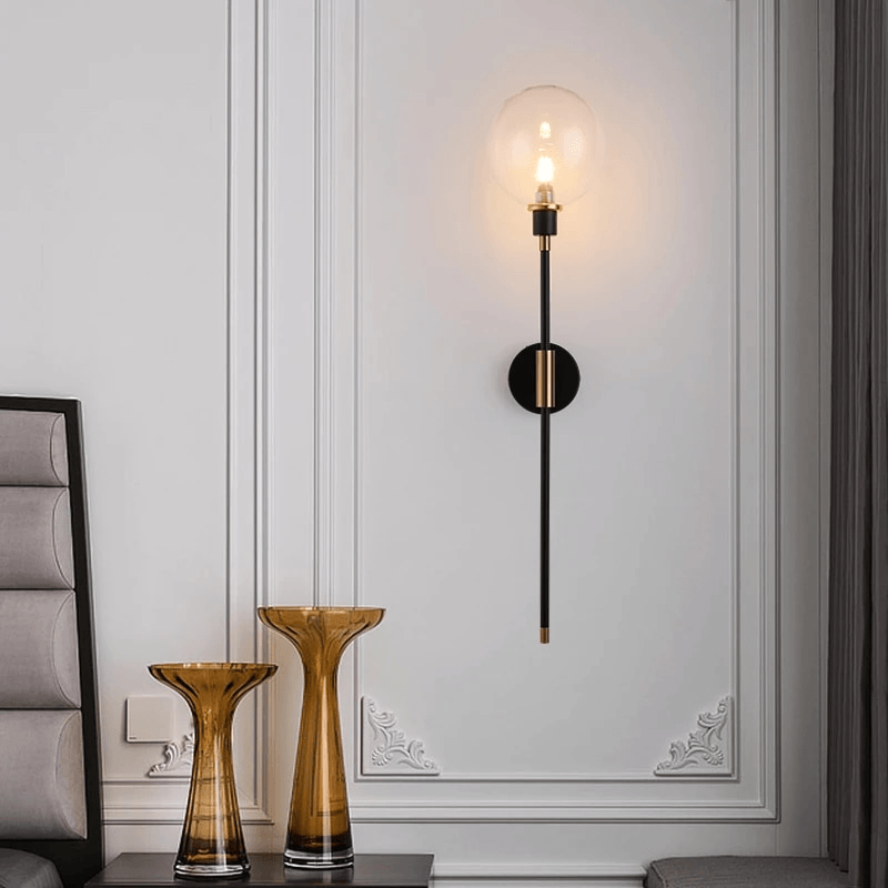 Lumenorth Dune Glass Wall Sconce