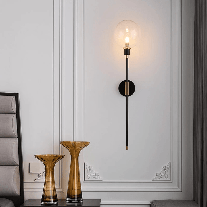 Lumenorth Dune Glass Wall Sconce