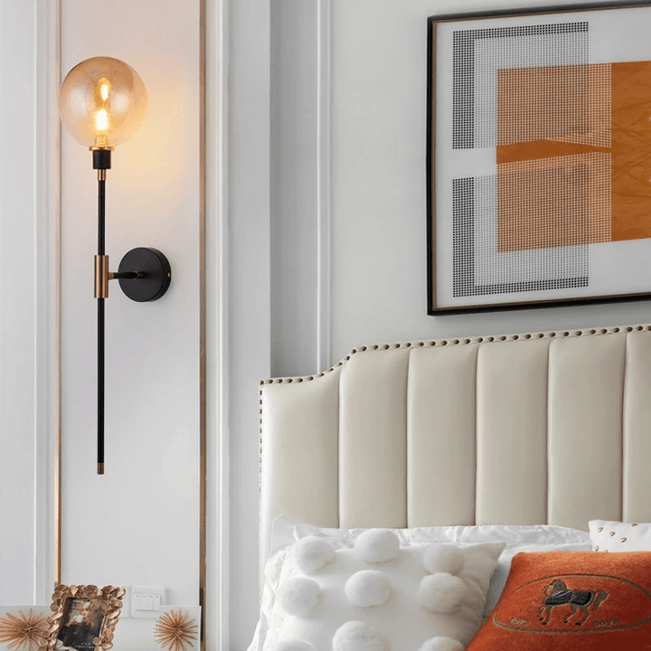 Lumenorth Dune Glass Wall Sconce