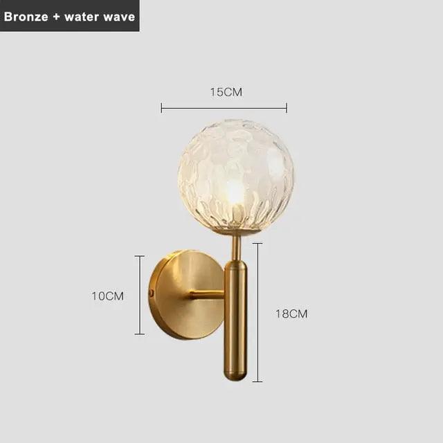 Lumenorth Ripple Luxury Wall Sconce