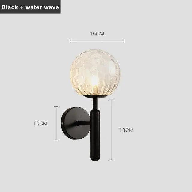 Lumenorth Ripple Luxury Wall Sconce