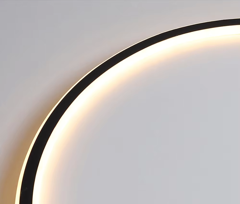 Lumenorth Halo Ceiling Light Black