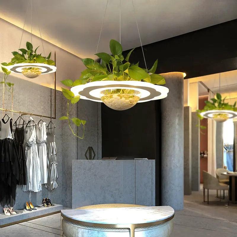 Lumenorth Verdant Planter Pendant Light